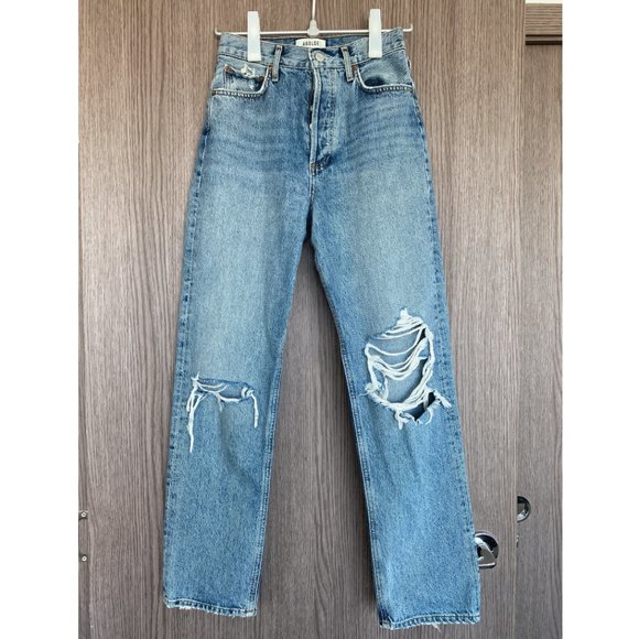 AGOLDE 90s Pinch Waist Jeans (Blue, Size 25) - Picture 2 of 4